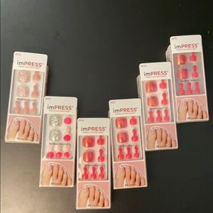 Impress Press On Pedicure